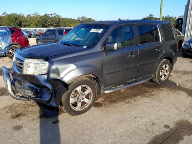 HONDA PILOT EXL 2012 with VIN 5FNYF3H55CB016607 - Photo from auction