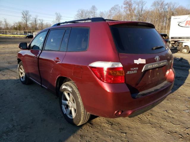 Photo 2 from auction – 2008 TOYOTA HIGHLANDER with VIN JTEES41A682017444