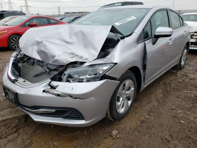 HONDA CIVIC LX 2015 with VIN 19XFB2F52FE028658 - Photo from auction