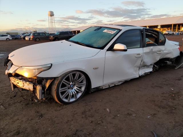 BMW 550 I 2010 with VIN WBANW5C57ACT57360 - Photo from auction