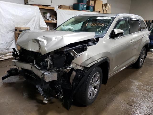 TOYOTA HIGHLANDER 2015 with VIN 5TDJKRFHXFS161039 - Photo from auction