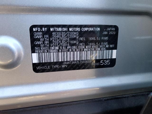 Photo 14 from auction – 2020 MITSUBISHI ECLIPSE CR with VIN JA4AT3AA7LZ033639
