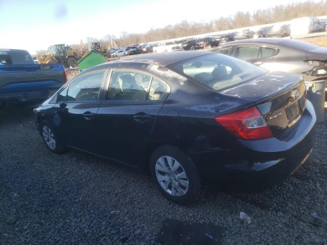 Photo 2 from auction – 2012 HONDA CIVIC LX with VIN 2HGFB2E50CH539790