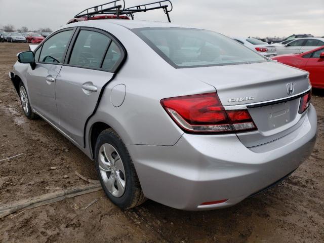Photo 2 from auction – 2015 HONDA CIVIC LX with VIN 19XFB2F52FE028658