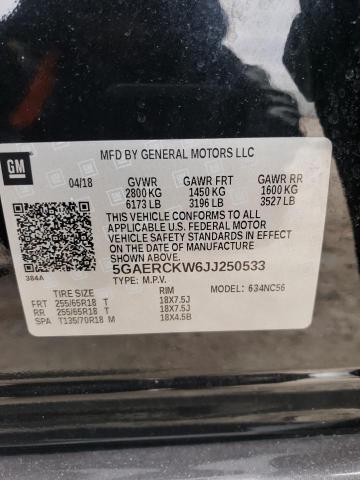 Photo 14 from auction – 2018 BUICK ENCLAVE PR with VIN 5GAERCKW6JJ250533