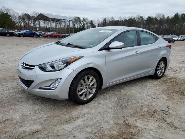 HYUNDAI ELANTRA SE 2014 with VIN KMHDH4AE9EU136103 - Photo from auction