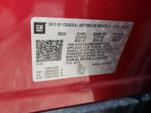Photo 10 from auction – 2020 GMC TERRAIN DE with VIN 3GKALSEX4LL141419
