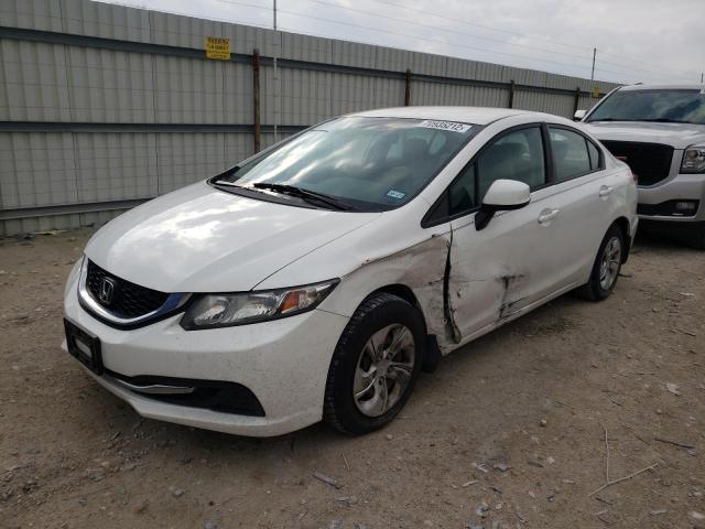HONDA CIVIC LX 2013 with VIN 2HGFB2F57DH568185 - Photo from auction