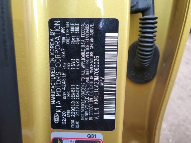 Photo 14 from auction – 2021 KIA SELTOS SX with VIN KNDETCA23M7060026