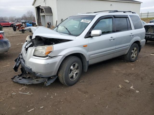 HONDA PILOT EXL 2008 with VIN 5FNYF18508B047615 - Photo from auction