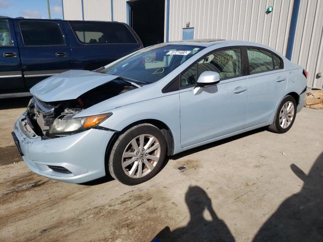 HONDA CIVIC EX 2012 with VIN 19XFB2F86CE080851 - Photo from auction