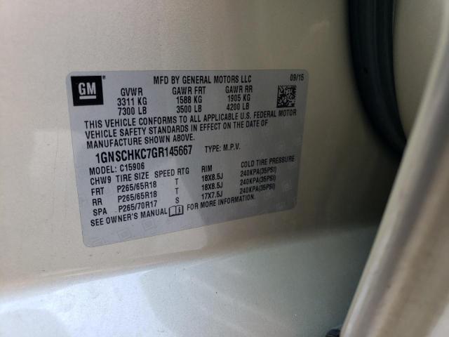 Photo 14 from auction – 2016 CHEVROLET SUBURBAN C with VIN 1GNSCHKC7GR145667