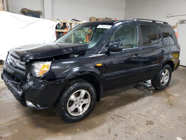 HONDA PILOT SE 2008 with VIN 5FNYF183X8B051055 - Photo from auction
