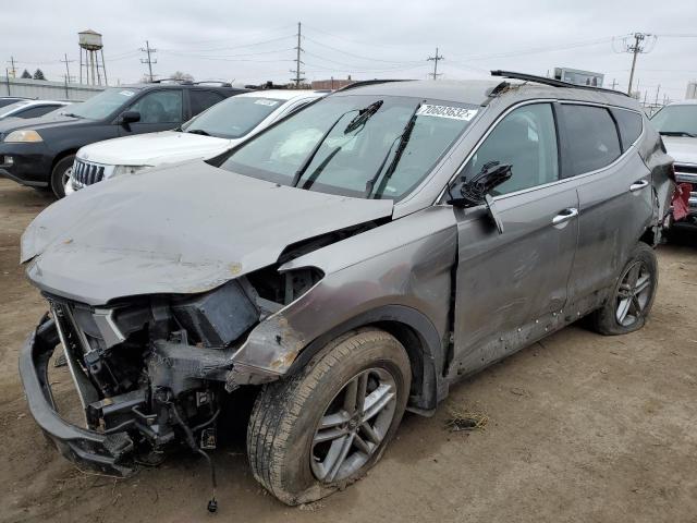 HYUNDAI SANTA FE S 2017 with VIN 5NMZU3LB1HH015340 - Photo from auction