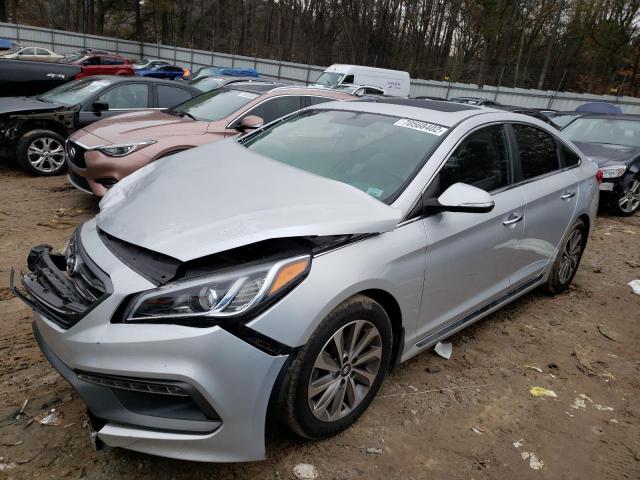 HYUNDAI SONATA SPO 2017 with VIN 5NPE34AF6HH593658 - Photo from auction