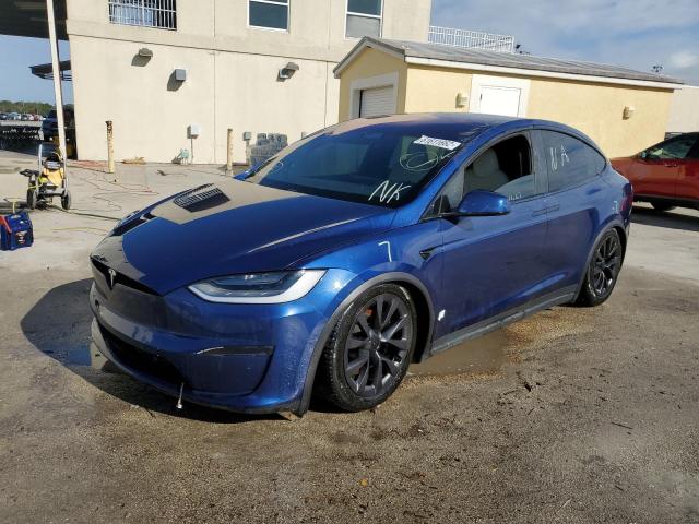 Photo 2 from auction – 2022 TESLA MODEL X with VIN 7SAXCBE60NF332708