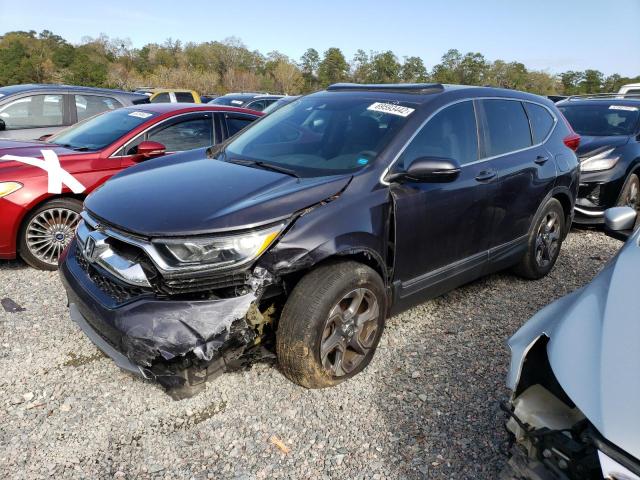 HONDA CR-V EX 2018 with VIN 7FARW1H52JE039952 - Photo from auction