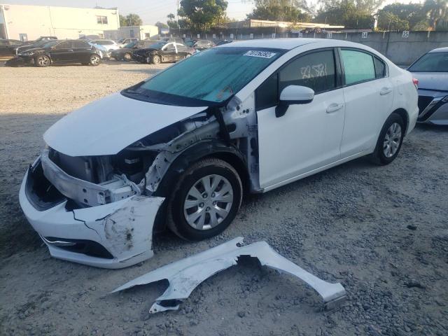 HONDA CIVIC LX 2015 with VIN 19XFB2F51FE058251 - Photo from auction