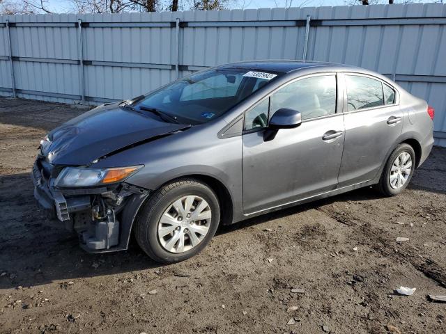 HONDA CIVIC LX 2012 with VIN 19XFB2F57CE379593 - Photo from auction