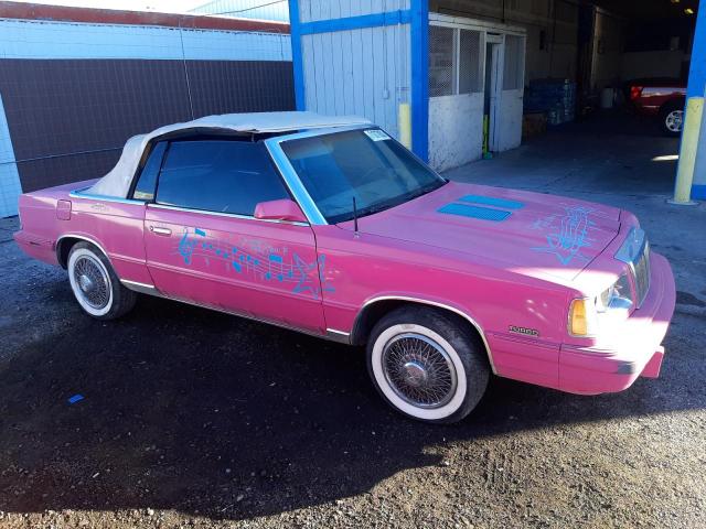 Photo 4 from auction – 1986 CHRYSLER LEBARON with VIN 1C3BC55E9GG213326