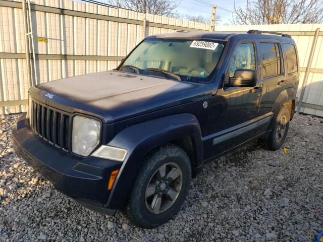 Photo 1 from auction – 2008 JEEP LIBERTY SP with VIN 1J8GN28KX8W199643