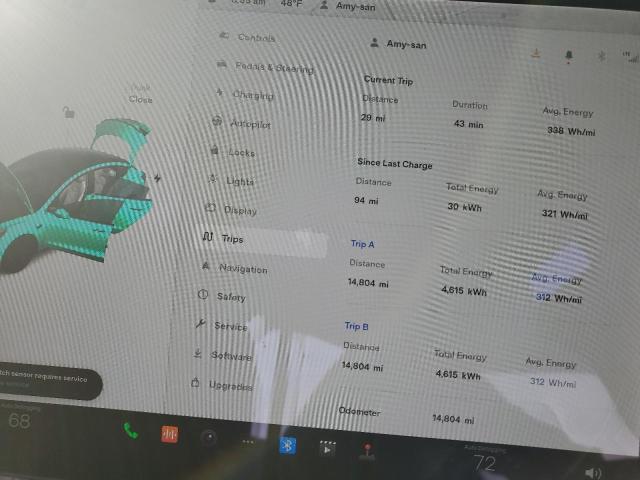 Photo 9 from auction – 2021 TESLA MODEL 3 with VIN 5YJ3E1EC9MF075889