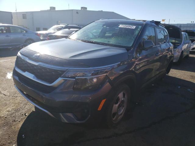 KIA SELTOS S 2021 with VIN KNDEUCAA5M7128573 - Photo from auction