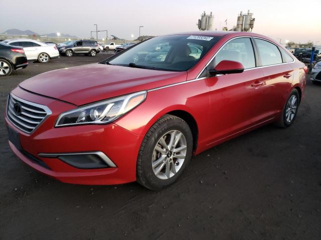 HYUNDAI SONATA SE 2017 with VIN 5NPE24AF5HH483977 - Photo from auction