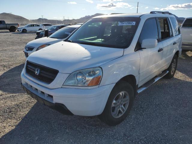 HONDA PILOT EXL 2005 with VIN 5FNYF18535B032926 - Photo from auction