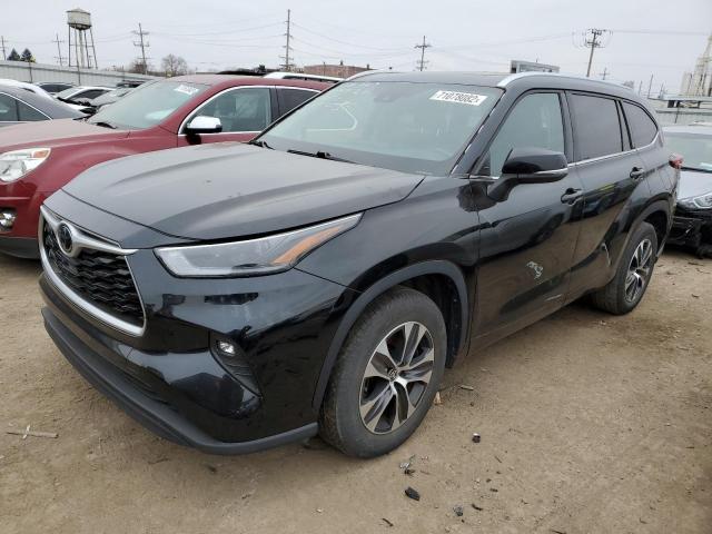 TOYOTA HIGHLANDER 2021 with VIN 5TDGZRAH9MS042019 - Photo from auction