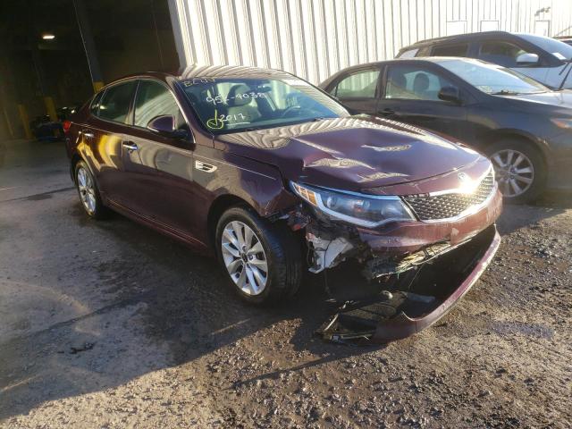 KIA OPTIMA LX 2017 with VIN 5XXGT4L33HG133266 - Photo from auction