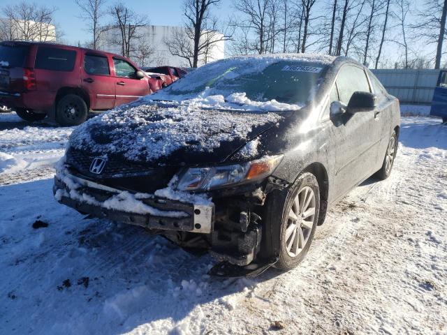 HONDA CIVIC EX 2012 with VIN 2HGFG3B89CH509838 - Photo from auction