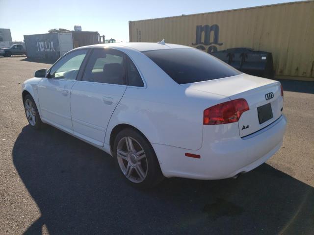 Photo 2 from auction – 2008 AUDI A4 with VIN WAUDF78E08A054975