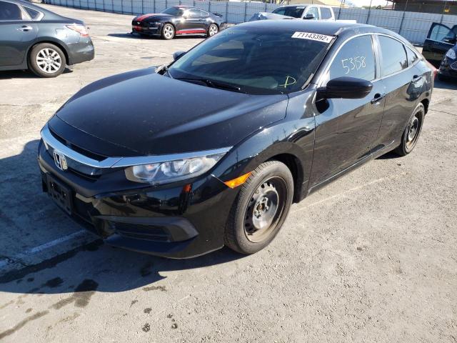 HONDA CIVIC LX 2018 with VIN 2HGFC2F50JH584334 - Photo from auction