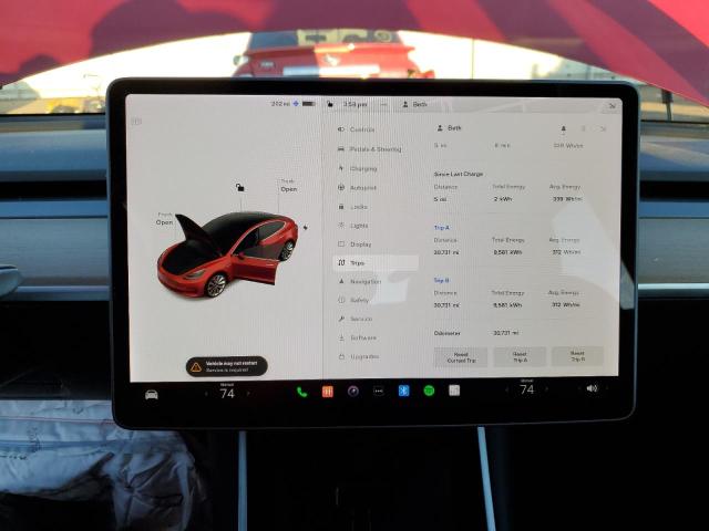 Photo 9 from auction – 2020 TESLA MODEL 3 with VIN 5YJ3E1EBXLF646585