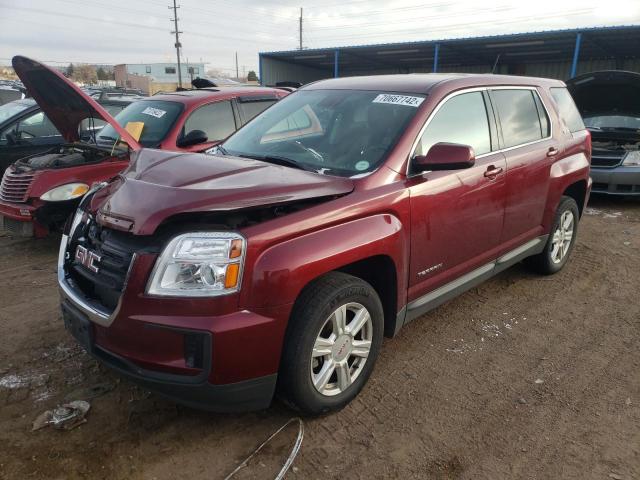 GMC TERRAIN SL 2016 with VIN 2GKFLSEK8G6325525 - Photo from auction