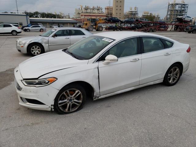 FORD FUSION SE 2018 with VIN 3FA6P0HD9JR163461 - Photo from auction