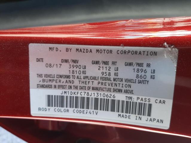 Photo 14 from auction – 2018 MAZDA CX-3 TOURI with VIN JM1DKFC78J1310626