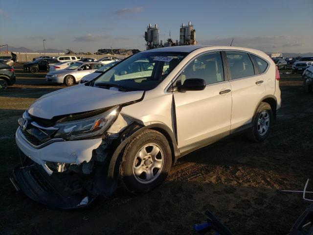HONDA CR-V LX 2015 with VIN 5J6RM3H3XFL012525 - Photo from auction