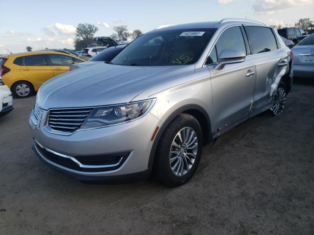 LINCOLN MKX SELECT 2017 with VIN 2LMPJ6KR9HBL37271 - Photo from auction