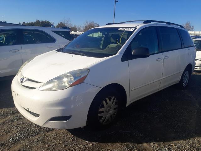 TOYOTA SIENNA 2009 with VIN 5TDZK23C19S254085 - Photo from auction