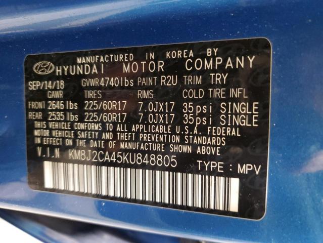 Photo 14 from auction – 2019 HYUNDAI TUCSON SE with VIN KM8J2CA45KU848805