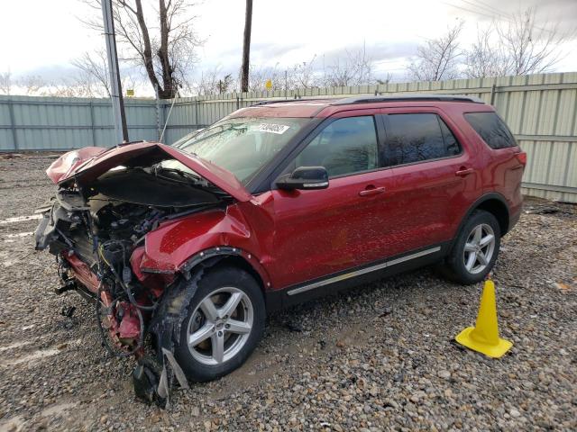 FORD EXPLORER X 2017 with VIN 1FM5K8D88HGE11384 - Photo from auction