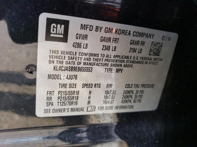 Photo 14 from auction – 2014 BUICK ENCORE with VIN KL4CJASB9EB655553