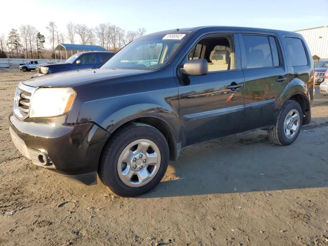 HONDA PILOT LX 2012 with VIN 5FNYF3H26CB017738 - Photo from auction