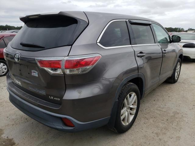 Photo 3 from auction – 2014 TOYOTA HIGHLANDER with VIN 5TDBKRFH0ES045321