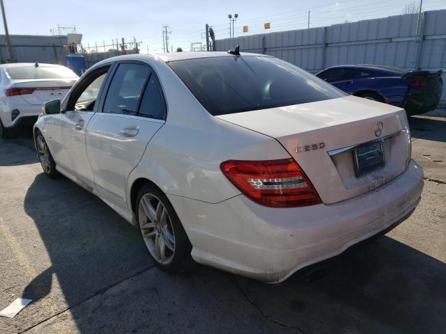 Photo 2 from auction – 2012 MERCEDES-BENZ C 250 with VIN WDDGF4HB1CA621990