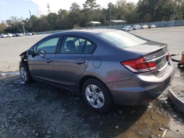 Photo 2 from auction – 2014 HONDA CIVIC LX with VIN 19XFB2F54EE083207