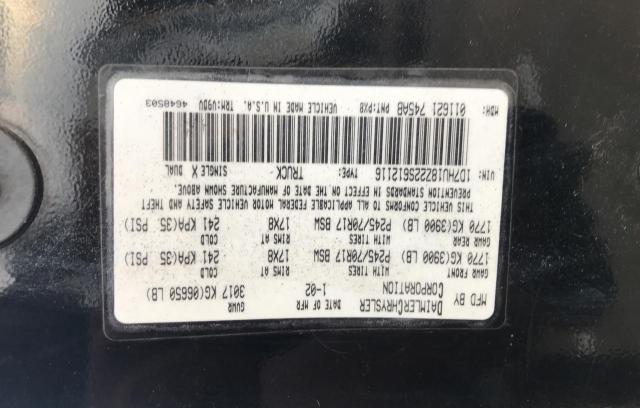 Photo 10 from auction – 2002 DODGE RAM 1500 with VIN 1D7HU18Z22S612116