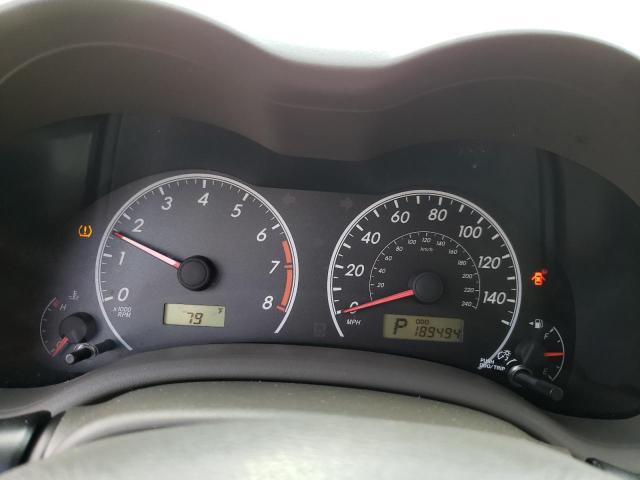 Photo 9 from auction – 2009 TOYOTA COROLLA BA with VIN 1NXBU40EX9Z030799